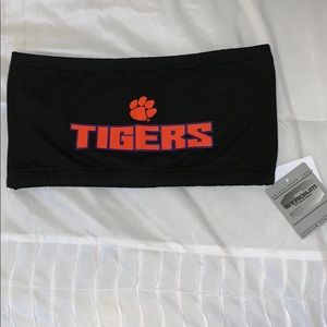Clemson Tigers bandeau/crop top. Size L/XL. NWT